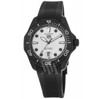 Replica Tag Heuer Aquaracer 300M Automatic White Dial Rubber Strap Men‘s Watch WBP201D.FT6197