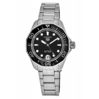 Replica Tag Heuer Aquaracer 300M Automatic Black Diamond Dial Ceramic Bezel Women‘s Watch WBP231D.BA0626