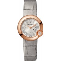 Replica Cartier Ballon Blanc Silver Dial Women‘s Watch WGBL0004