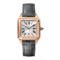 Replica Cartier Santos Dumont Silver Dial Women‘s Watch WGSA0022