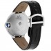 Replica Cartier Ballon Bleu 33mm Silver Dial Custom Diamond Bezel Women‘s Watch WSBB0030-CD