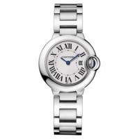 Replica Cartier Ballon Bleu 28mm Silver Opaline Dial Women‘s Watch WSBB0067