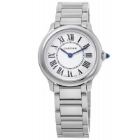 Replica Cartier Ronde Must De Cartier Silver Dial Steel Women‘s Watch WSRN0033