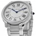 Replica Cartier Ronde Must De Cartier 36mm Silver Dial Steel Women‘s Watch WSRN0034