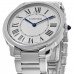 Replica Cartier Ronde Must De Cartier 36mm Silver Dial Steel Women‘s Watch WSRN0034