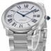 Replica Cartier Ronde Must De Cartier 40mm Silver Dial Steel Men‘s Watch WSRN0035