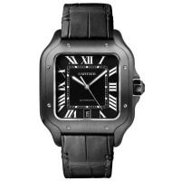 Replica Cartier Santos De Cartier Large Steel ADLC Men‘s Watch WSSA0039