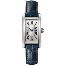 Replica Cartier Tank Americaine Small Silver Dial Women‘s Watch WSTA0043