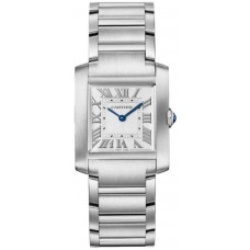 Replica Cartier Tank Francaise Silver Dial Steel Unisex Watch WSTA0074