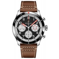 Replica Breitling Classic Avi Chronograph 42 Mosquito Black Dial Men‘s Watch Y233801A1B1X1