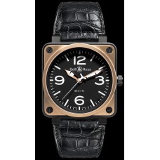 Bell & Ross BR 01-92 ROSE GOLD & CARBON Imitation