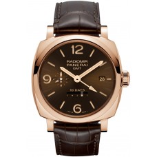 Panerai Radiomir 1940 10 Days GMT Automatic rose gold PAM00624 Imitation