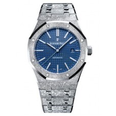 Audemars Piguet Royal Oak Frosted White Gold Blue Dial 15410BC.GG.1224BC.01