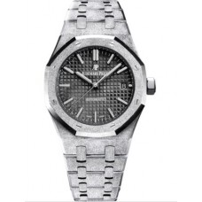 Audemars Piguet Royal Oak Selfwinding Frosted White Gold Black 15454BC.GG.1259BC.03