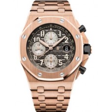 Audemars Piguet Royal Oak Offshore Pink Gold Grey Bracelet 26470OR.OO.1000OR.02 Audemars Piguet Royal Oak Offshore Pink Gold Grey Bracelet 26470OR.OO.1000OR.02