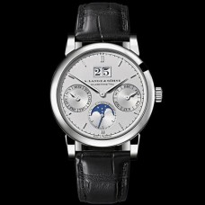 A. Lange & Sohne Saxonia Annual Calendar 38.5mm Mens 330.025