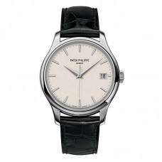Patek Philippe Calatrava Mechanical Ivory Dial Leather 5227G-001