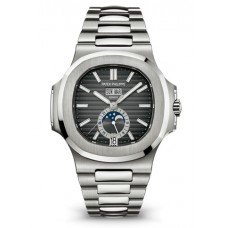 Patek Philippe Nautilus Mechanical Black Dial Steel 5726/1A-001
