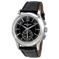 Patek Philippe Complications Black Dial Annual Calendar Platinum 5905P-010