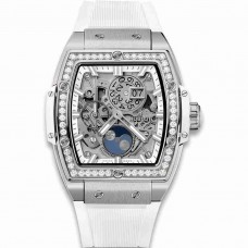 Hublot Spirit Of Big Bang Moonphase Titanium White Diamonds 42mm 647.NE.2070.RW.1204 Hublot Spirit Of Big Bang Moonphase Titanium White Diamonds 42mm 647.NE.2070.RW.1204