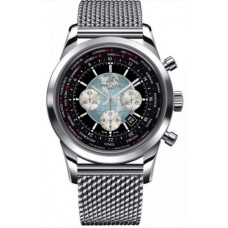 Breitling Transocean Chronograph Unitime Stainless Steel AB0510U4/BB62/152A
