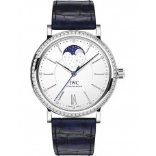 IWC Portofino Automatic Silver Diamond Dial Mens IW459008