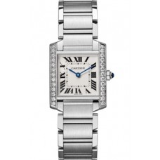 Cartier Tank Francaise Silver Dial Ladies W4TA0009