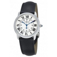 Cartier Ronde Solo Silver Opaline Dial Automatic Ladies WSRN0021