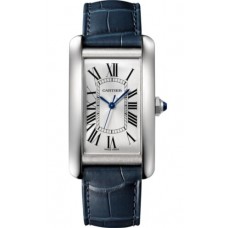 Cartier Tank Americaine Automatic Silver Dial Men's WSTA0018