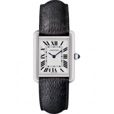 Cartier Tank Solo Silvered Light Opaline Dial Ladies WSTA0030