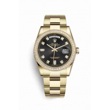 Rolex Day-Date 36 Black diamonds m118348-0096