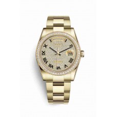 Rolex Day-Date 36 Diamond-paved Dial m118348-0226