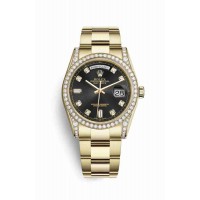 Rolex Day-Date 36 Black diamonds m118388-0191