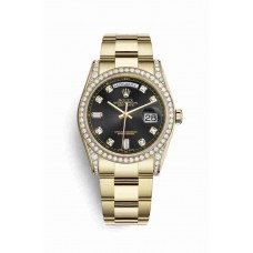 Rolex Day-Date 36 Black diamonds m118388-0191
