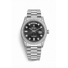 Rolex Day-Date 36 diamonds Black diamonds m118389-0013