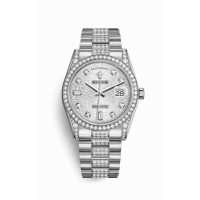 Rolex Day-Date 36 diamonds Silver Jubilee diamonds m118389-0071