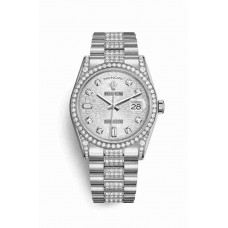 Rolex Day-Date 36 diamonds Silver Jubilee diamonds m118389-0071