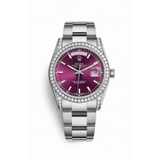 Rolex Day-Date 36 diamonds Cherry Dial m118389-0126