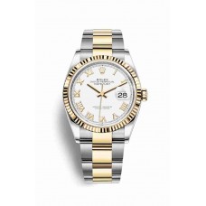 Rolex Datejust 36 Yellow White Dial m126233-0030