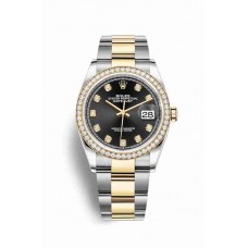Rolex Datejust 36 Yellow Black diamonds m126283rbr-0008