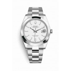 Rolex Datejust 41 Oystersteel White Dial m126300-0005