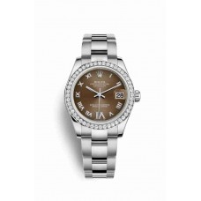 Rolex Datejust 31 White gold Bronze Dial m178384-0026