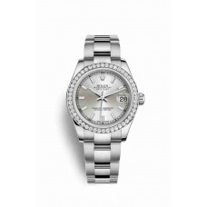 Rolex Datejust 31 White gold Silver Dial m178384-0043