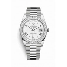 Rolex Day-Date 40 White Dial m228349rbr-0039 Rolex Day-Date 40 White Dial m228349rbr-0039