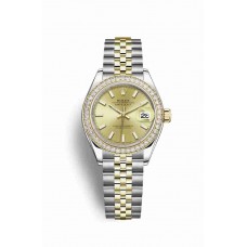 Rolex Datejust 28 Yellow Champagne Dial m279383rbr-0001
