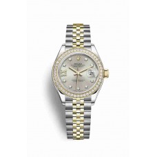 Rolex Datejust 28 Yellow Silver diamonds m279383rbr-0003
