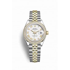Rolex Datejust 28 Yellow White Dial m279383rbr-0023