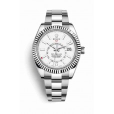 Rolex Sky-Dweller White gold White Dial m326934-0001