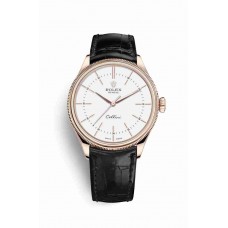 Rolex Cellini Time Everose gold White Dial m50505-0021