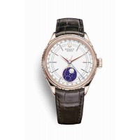 Rolex Cellini Moonphase Everose gold White Dial m50535-0002